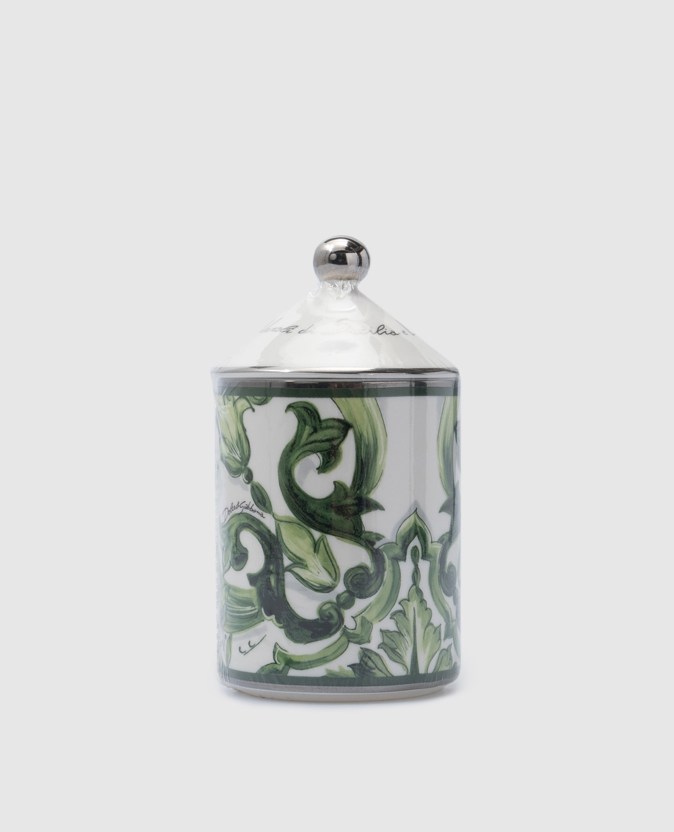 

Scented candle with Sicilian neroli and lemon scent in a porcelain candle holder Dolce&Gabbana, White