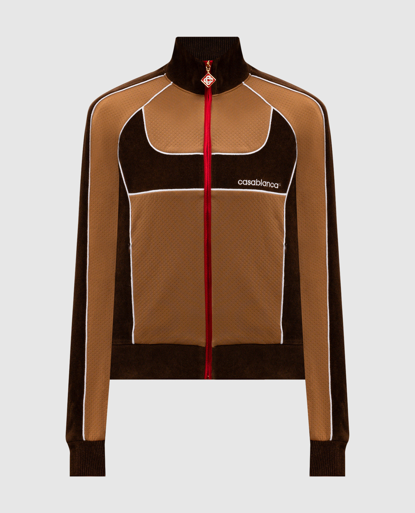 

Brown sports jacket with logo Casablanca