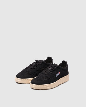 AUTRY Black Easeknit sneakers with logo EKLMKN18