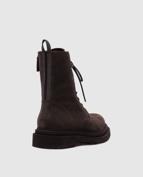 Brunello Cucinelli Gray suede boots MZSFG3036P