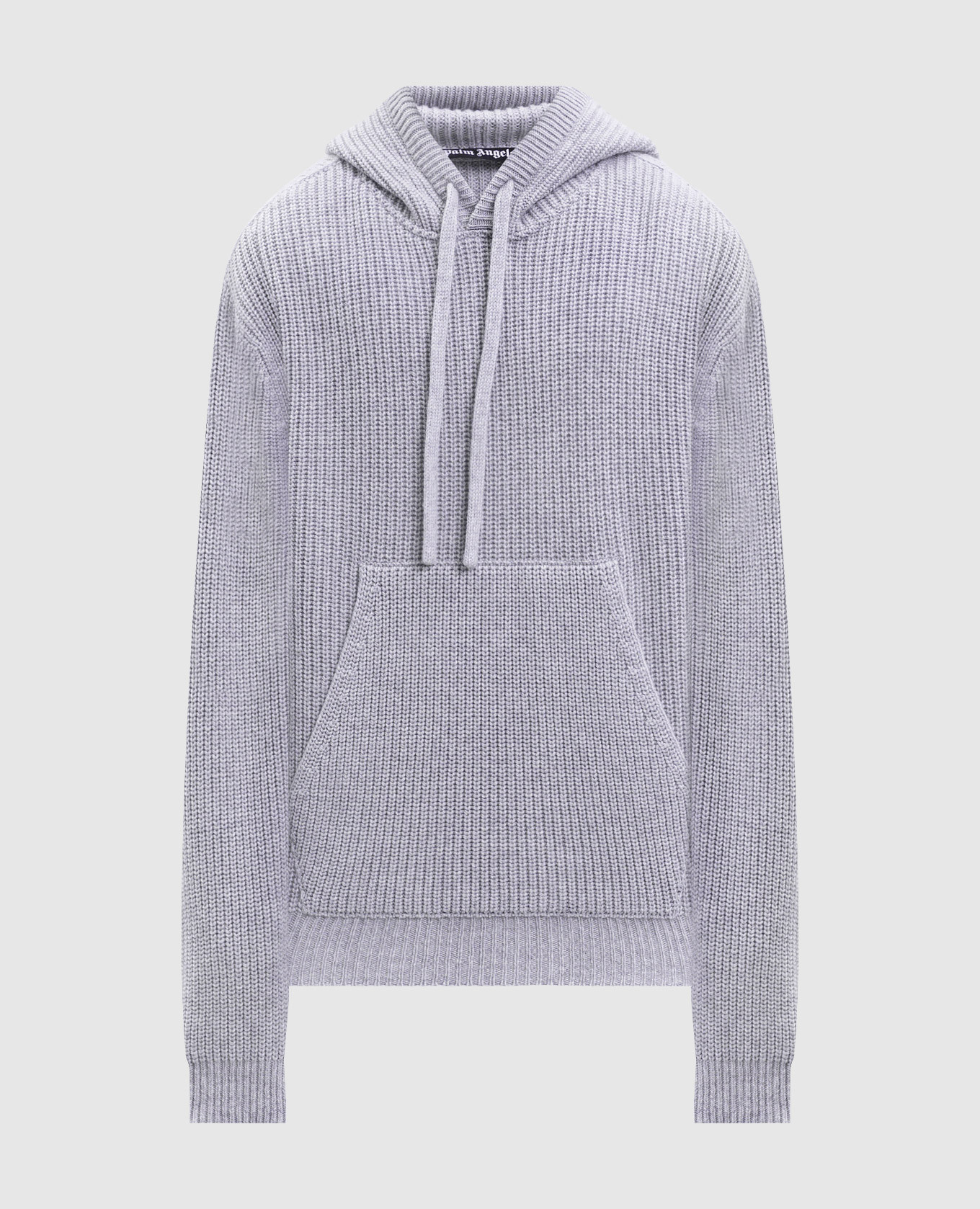 

Gray hoodie with wool and cashmere Palm Angels, Grey