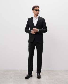 Florentino Gray suit made of wool in a woven pattern 900852990922