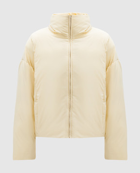 Philosophy di Lorenzo Serafini Yellow jacket with logo print A06155729