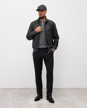 Stefano Ricci Gray wool and cashmere jacket MZJ5300014MA0020