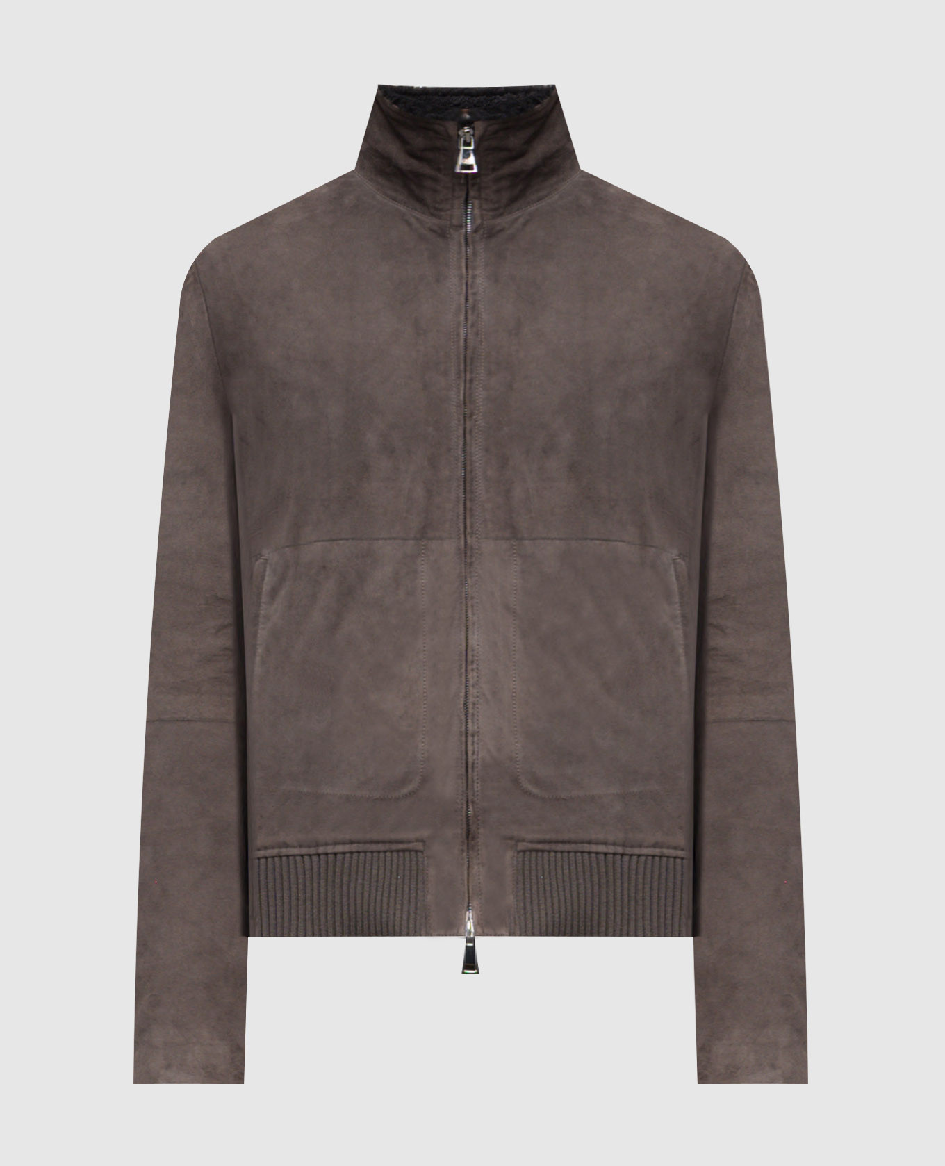 Gray suede jacket