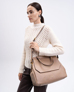 Gianni Chiarini Beige leather bag OTTAVIA BS11376COMMGRN
