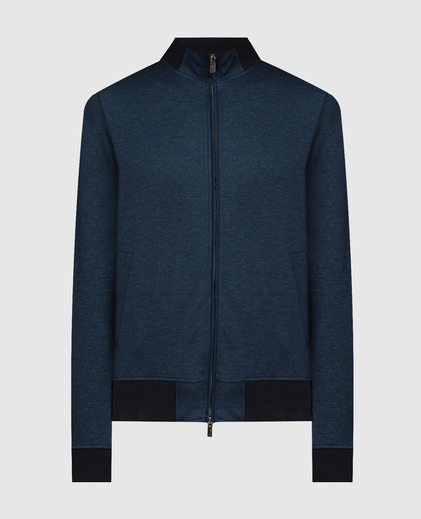 

Blue sports jacket with a logo CAPOBIANCO