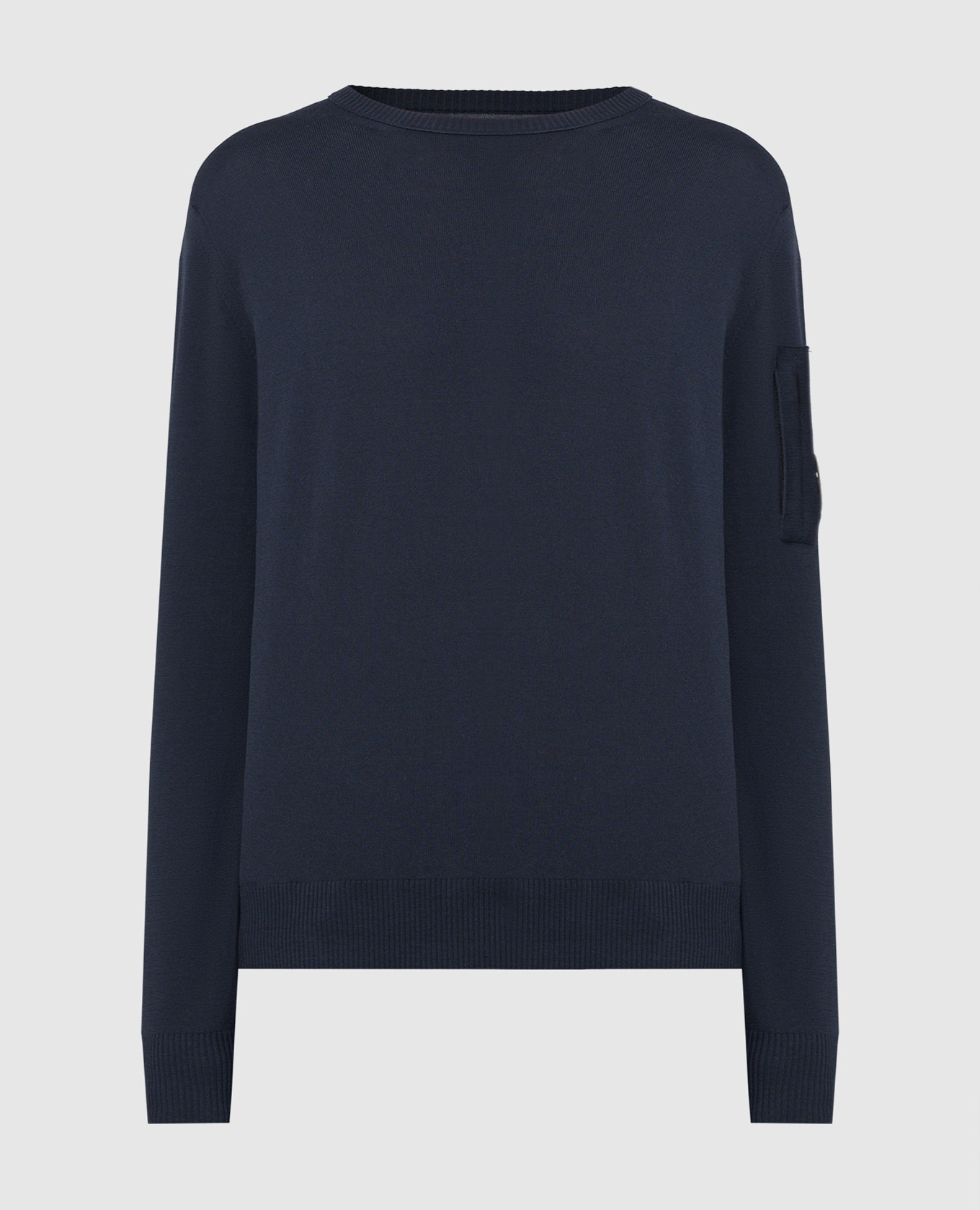 

Blue jumper with logo patch C.P. Company