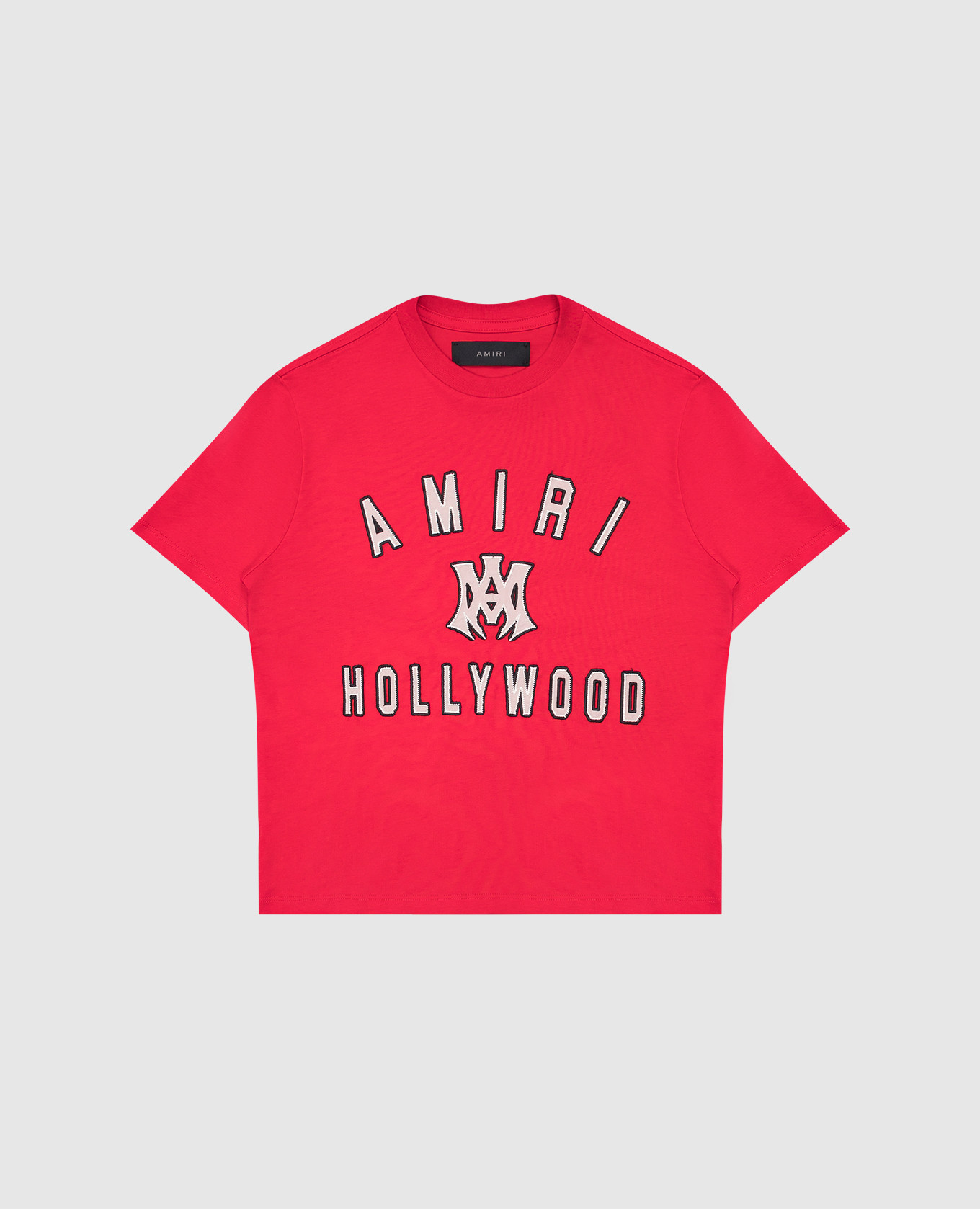 Children&#39;s red T-shirt MA HOLLYWOOD AMIRI