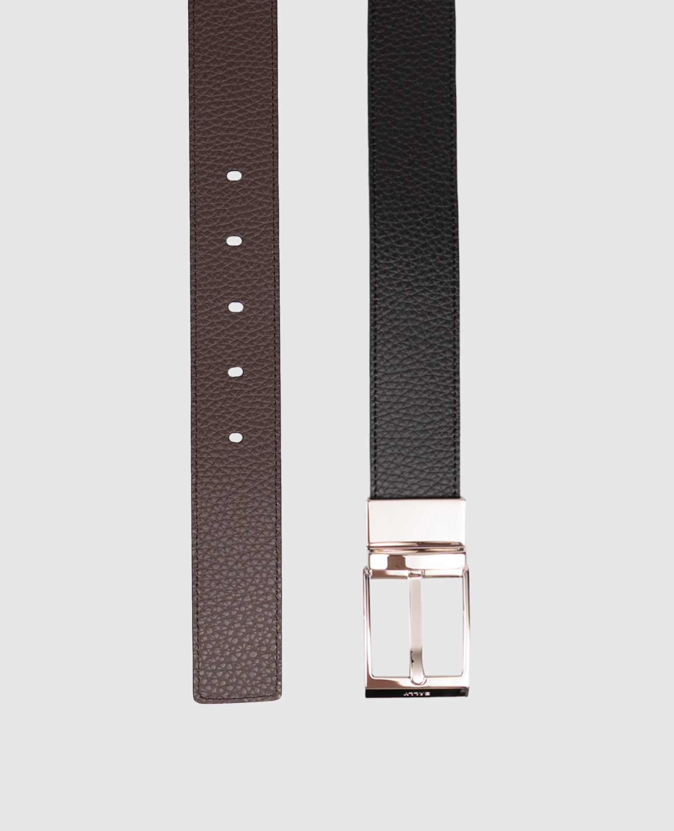 

Shiffie reversible leather belt with logo Bally, White