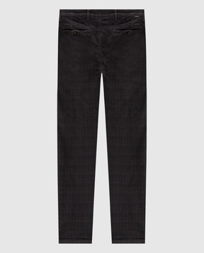 Four.Ten Gray checked pants T910223092