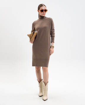 JOSEPH Brown cashmere dress JF009272