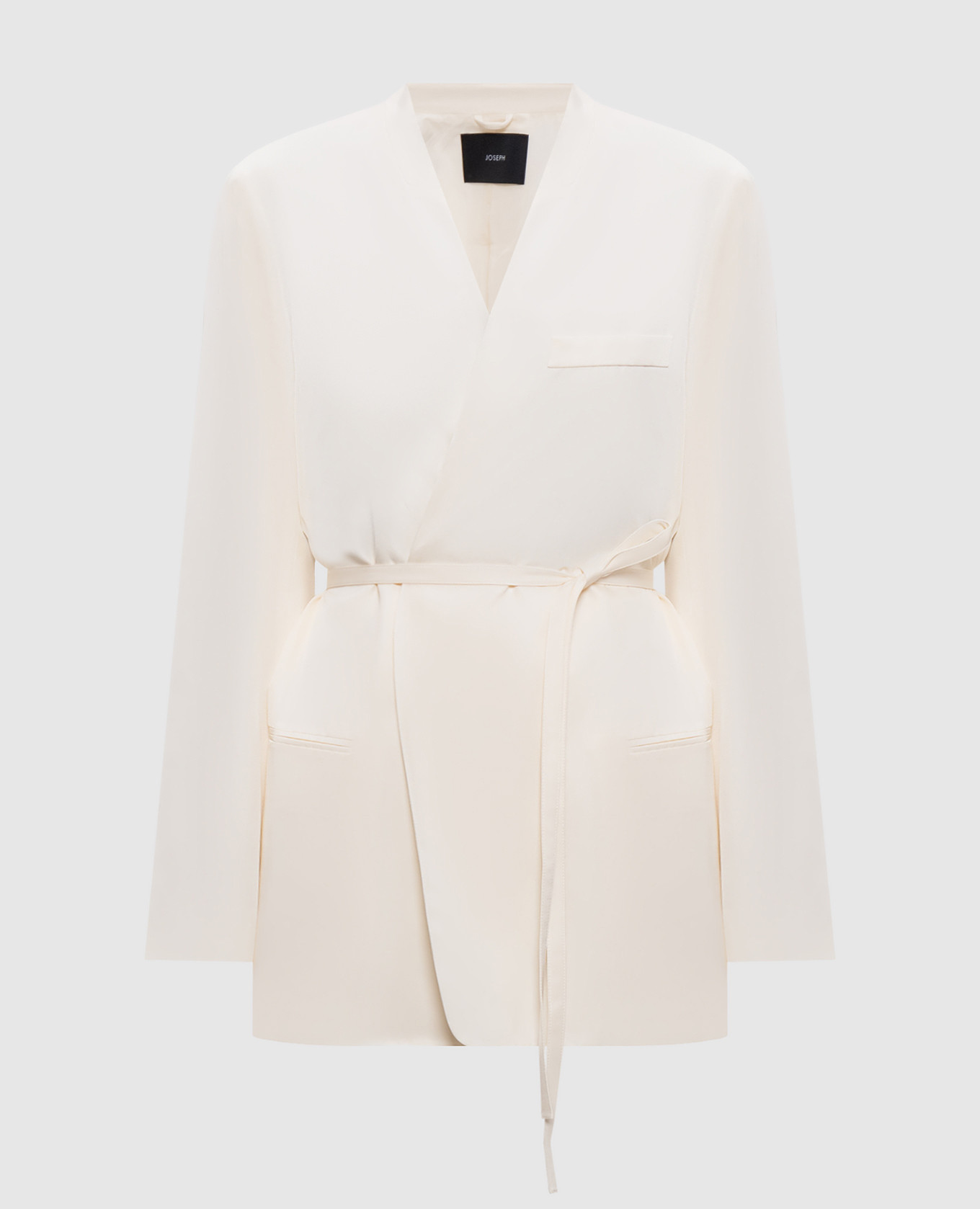 

White Victor windbreaker jacket with silk JOSEPH