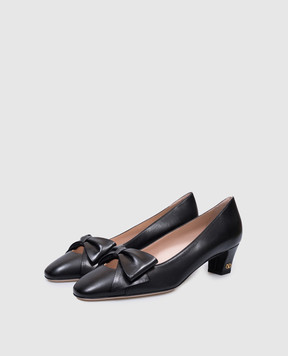 Valentino Black leather shoes BOWOW 6W2S0LB5DDT