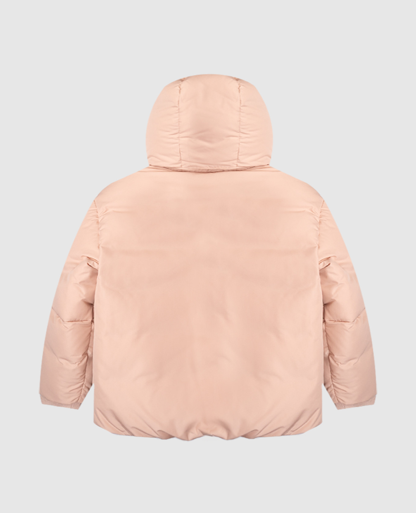 Children's pink down jacket with DG logo monogram Dolce&Gabbana 2