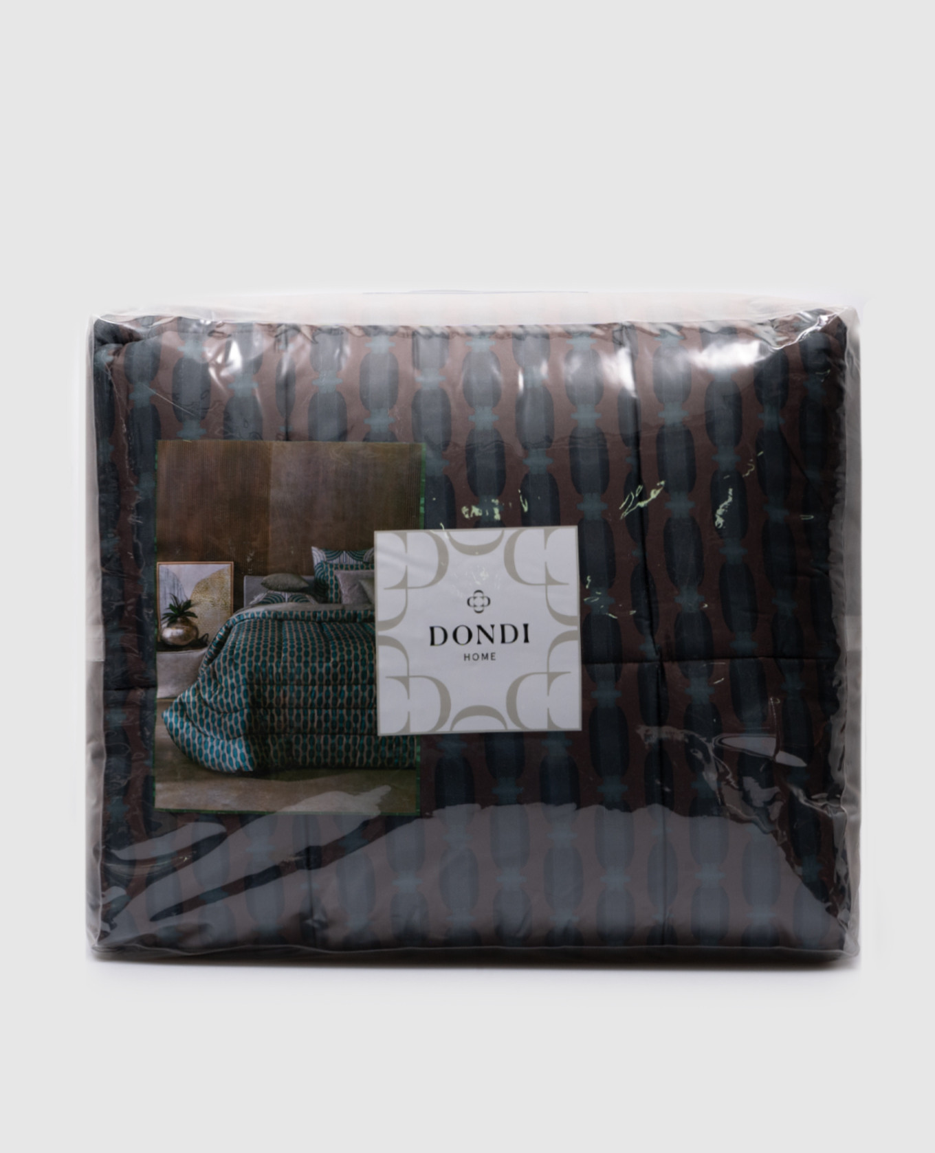 

Brown blanket in an abstract pattern Blumarine