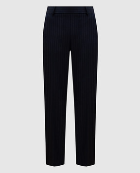 Khaite Cambie blue striped wool pants 3158562