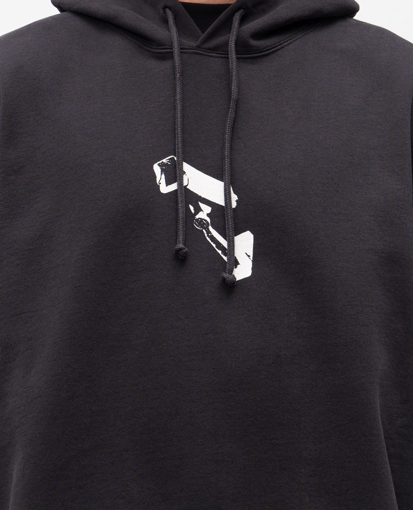 

Black hoodie with CCTV print Vetements