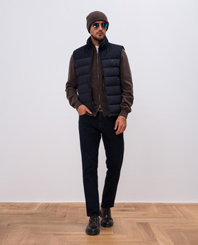 Cashmere&Whiskey Brown cashmere cardigan MU8671312341R