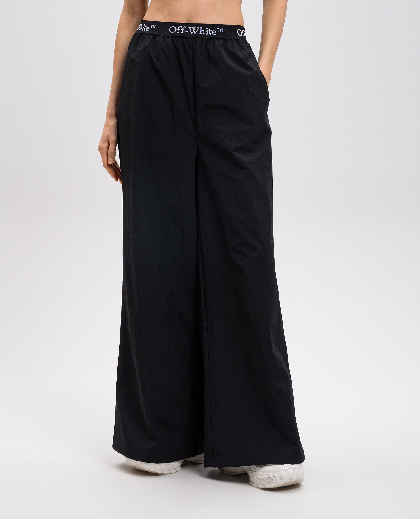 Black pants with logo pattern Off-White 3