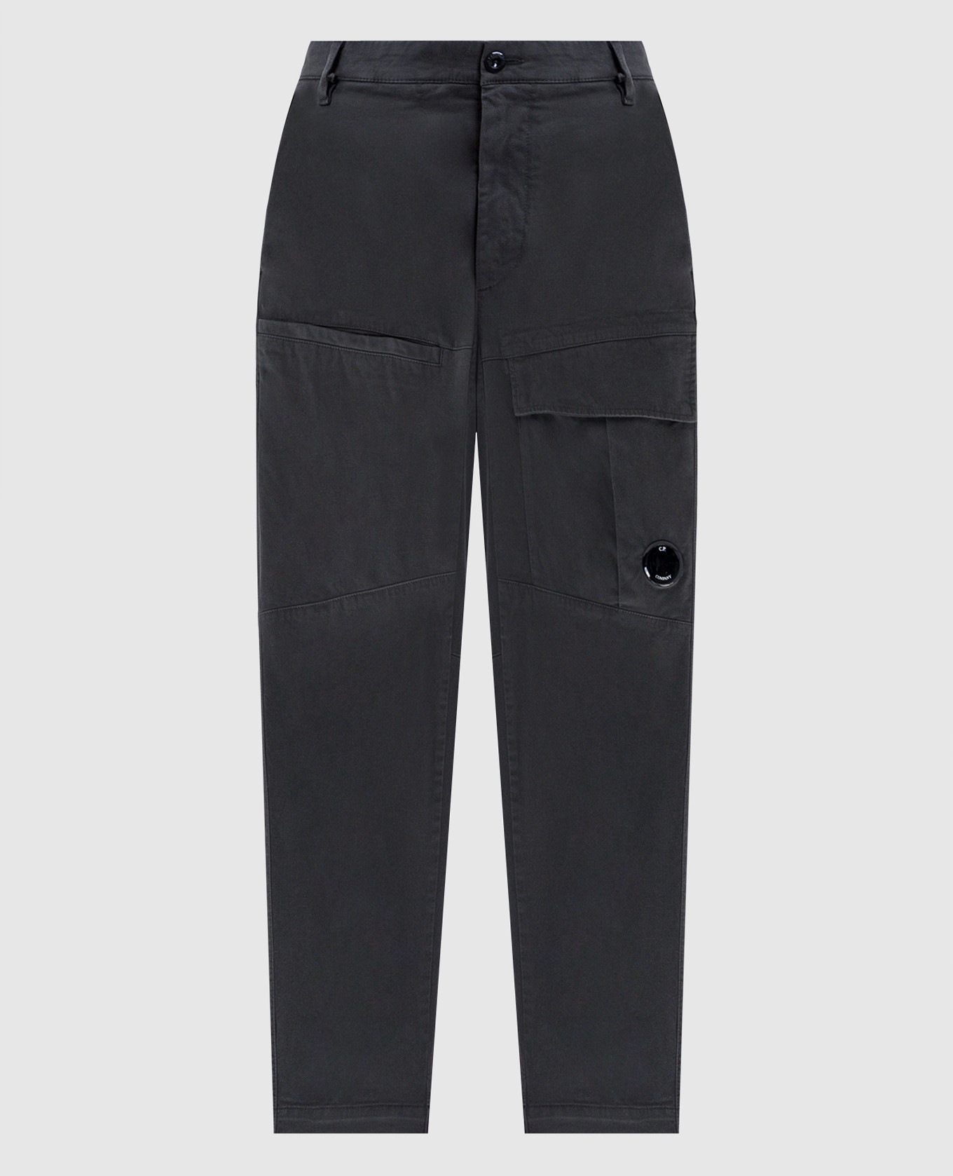 Green cargo pants with logo C.P. Company
