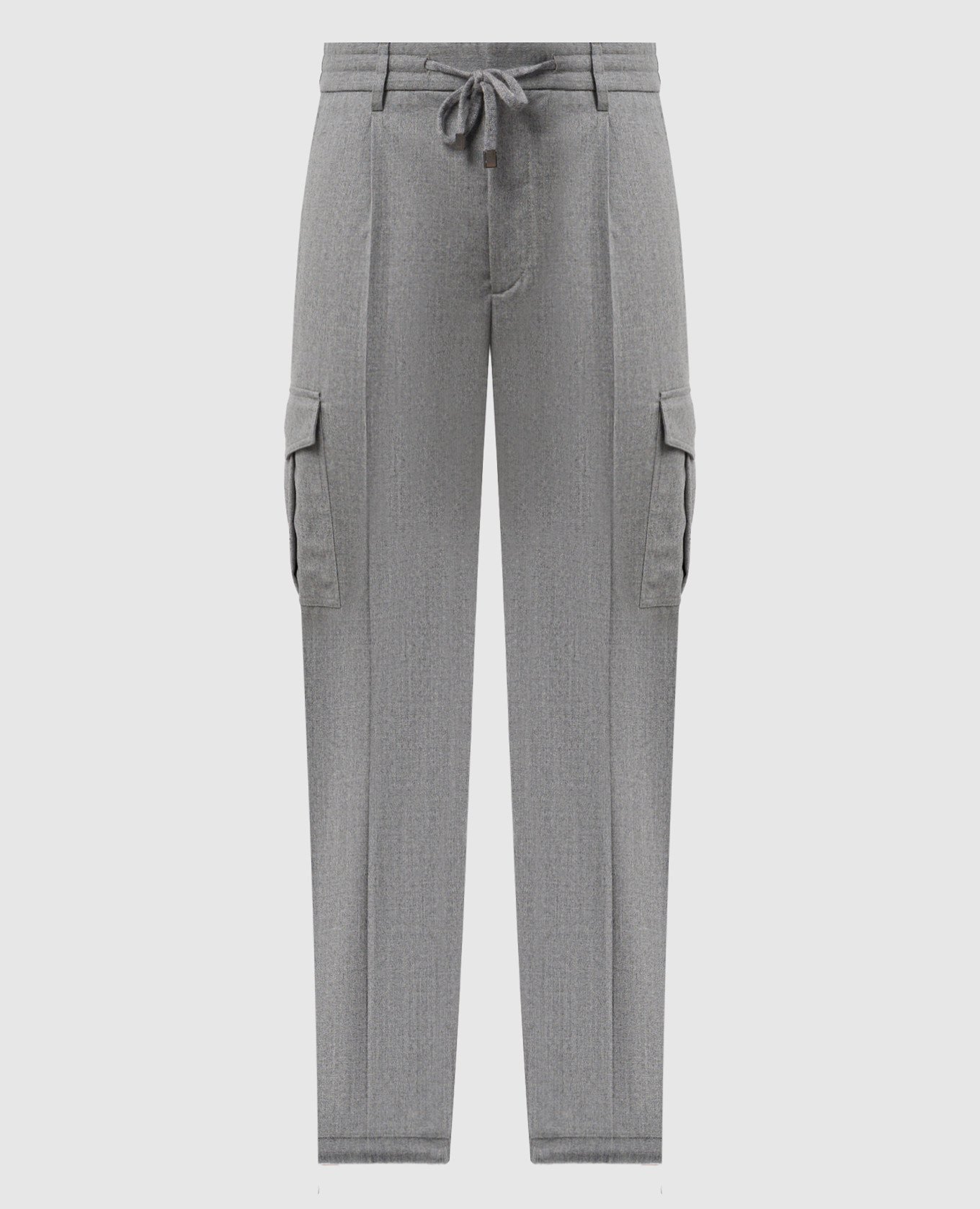 

Gray wool cargo pants Peserico, Grey