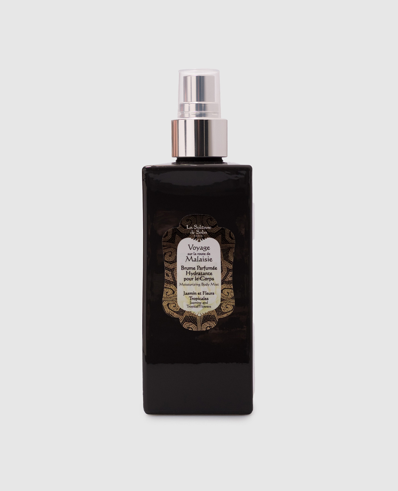 

Perfumed body spray with jasmine and tropical flowers scent 200 ml La Sultane de Saba, Black