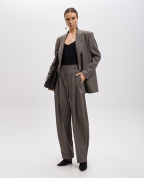 The Andamane Tracy brown wool trousers TM160471ATNW049