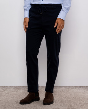Peserico Blue pants with logo R54795T2307962