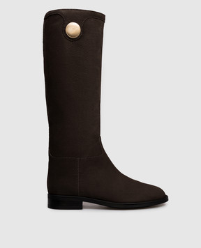 Giuseppe Zanotti Lidia brown nubuck boots I580007