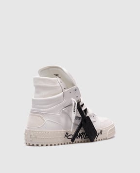 Off-White White leather high-tops 3.0 COURT COURTESY OMIA065C99LEA007