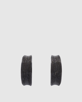 Peserico Gilda gray congo earrings E35434C0CC371