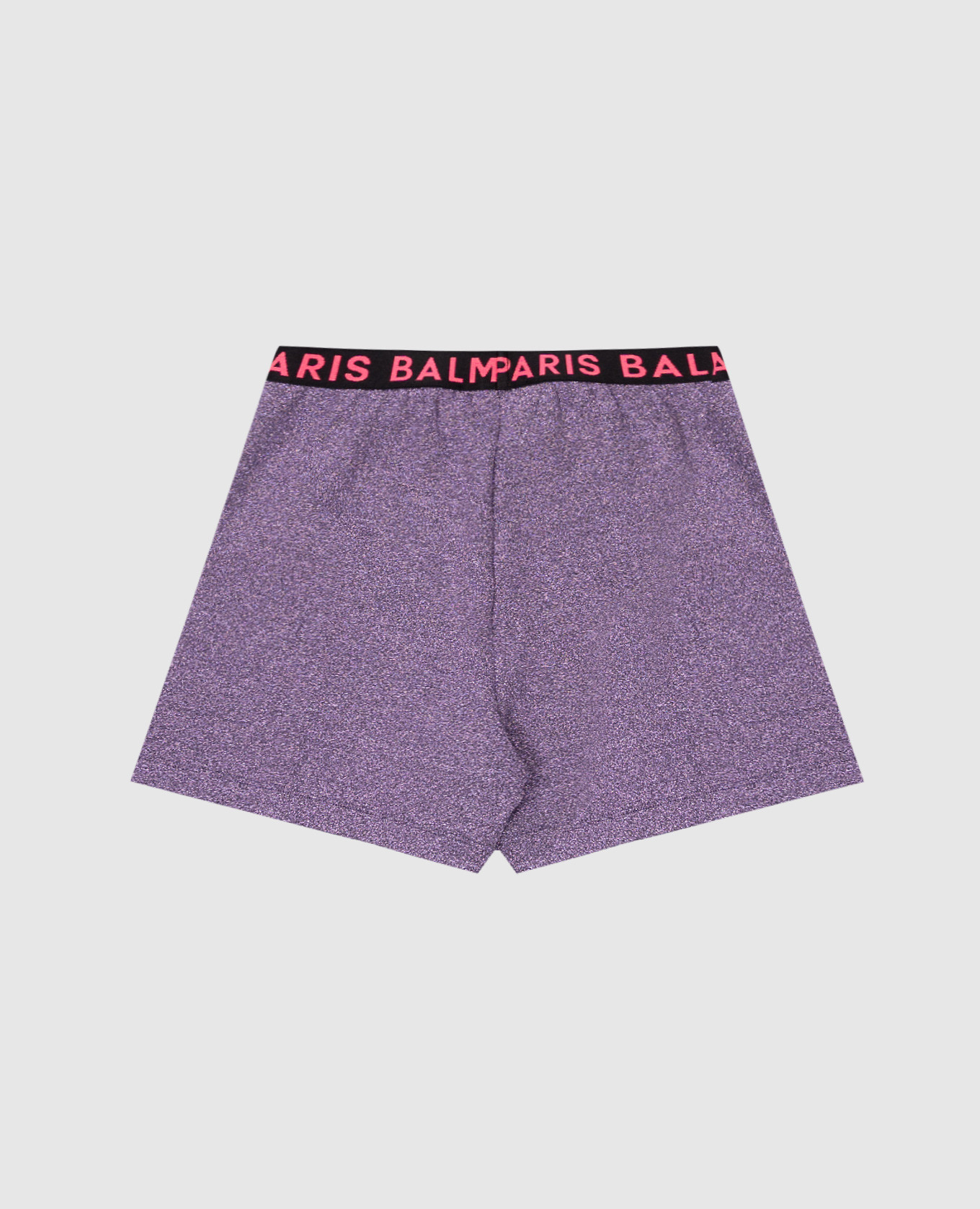 

Children's purple shorts with lurex Balmain, Violet