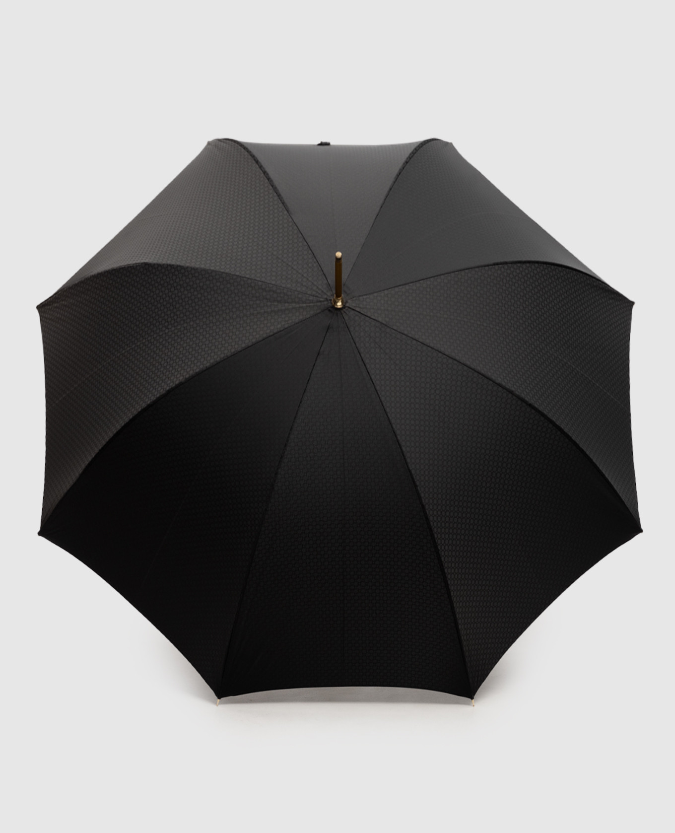 

Black umbrella with a handle in the form of a lion's head Pasotti