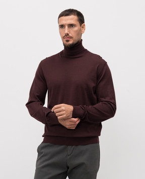 Dolce&Gabbana Burgundy cashmere turtleneck GXW05TJBW05