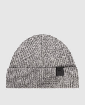 Juun.j Gray cashmere hat JW598BW013