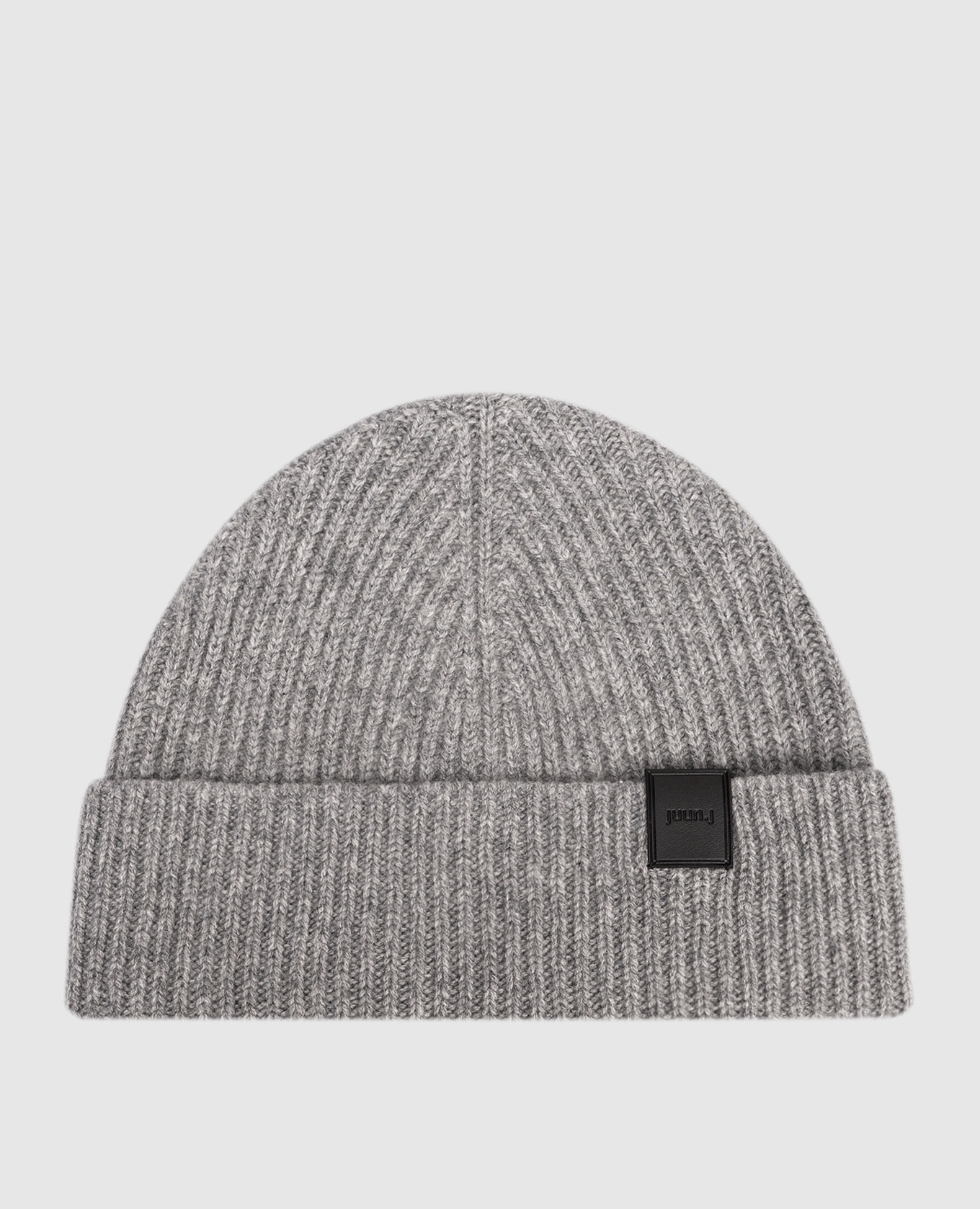 Gray cashmere hat Juun.j
