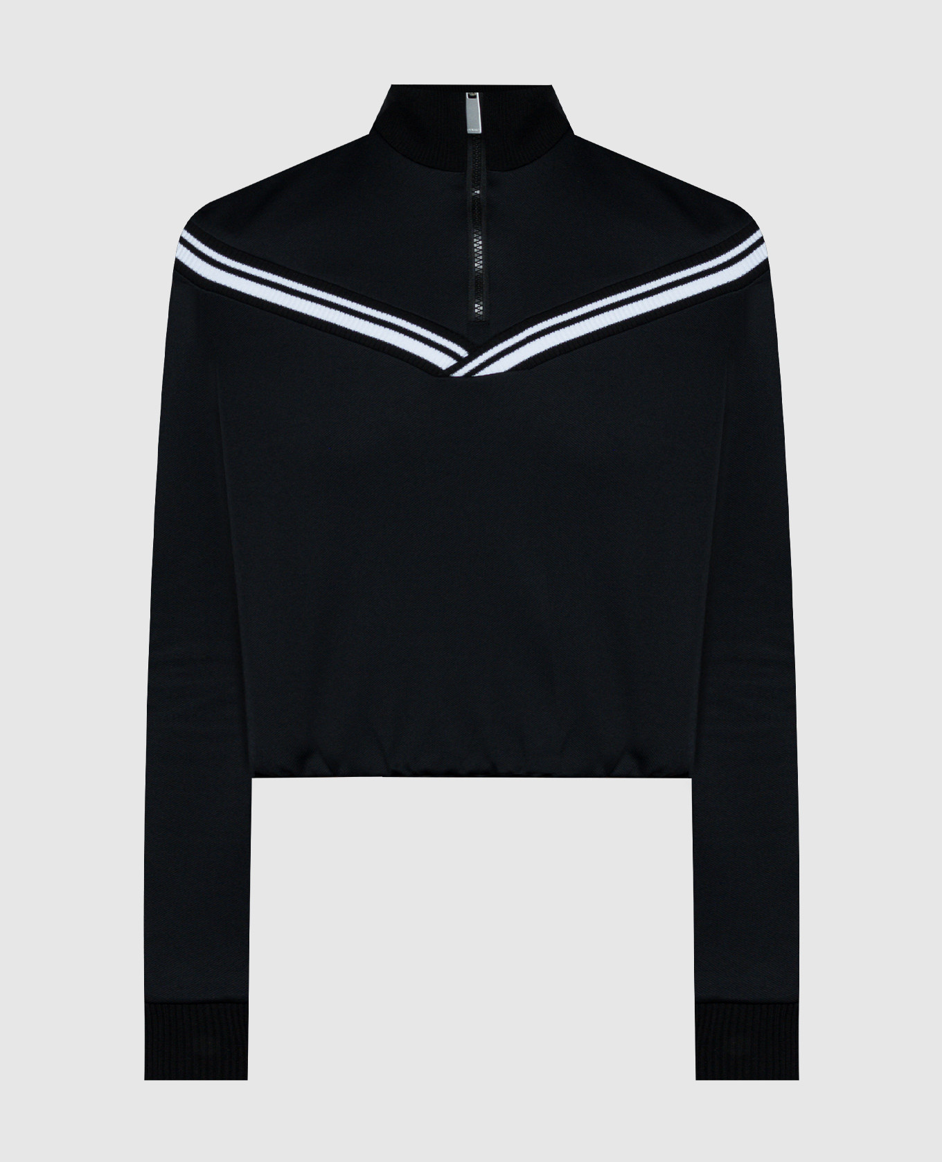 Black anorak with branded ribbon Off-White