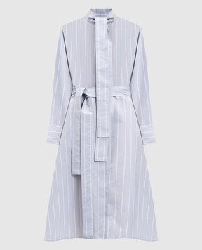 PROENZA SCHOULER Phillipa Gray Striped Silk Shirt Dress R2533020SC101