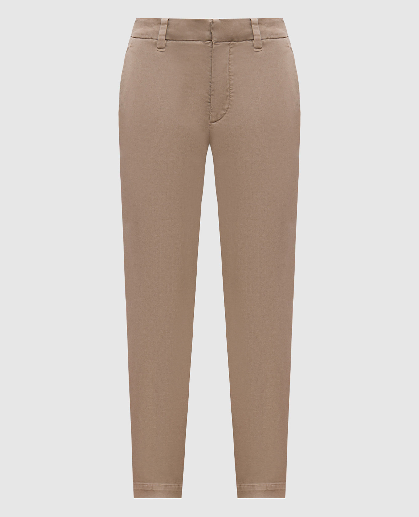 Beige pants with monil chain Brunello Cucinelli