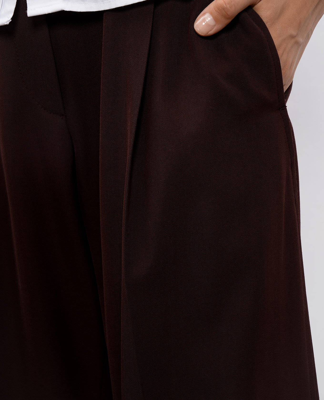 Burgundy wool pants Brunello Cucinelli 5