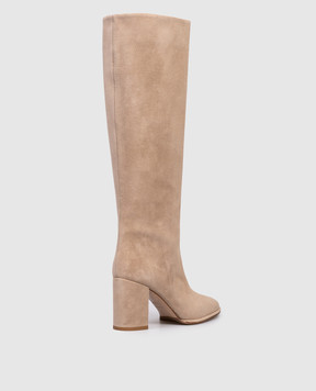 Le Silla Beige suede boots ELSA 7074T080RDPPPOW