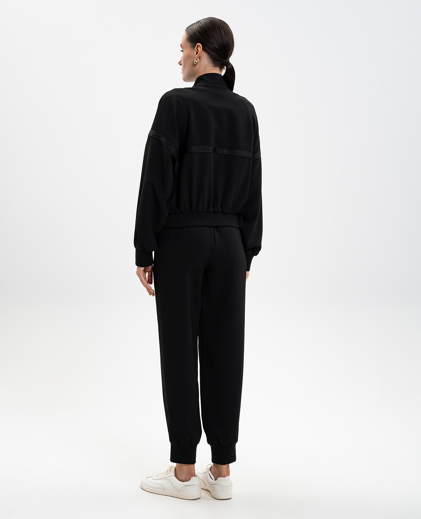 

Black tracksuit with logo pattern Twinset