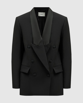 Coperni Chaqueta cruzada negra COPV58138