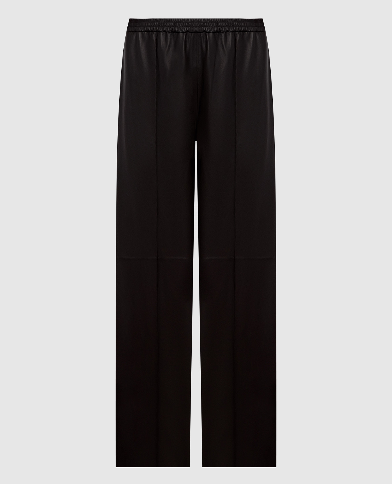 Brown leather pants
