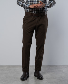 Enrico Mandelli Brown chinos BOSTON4564