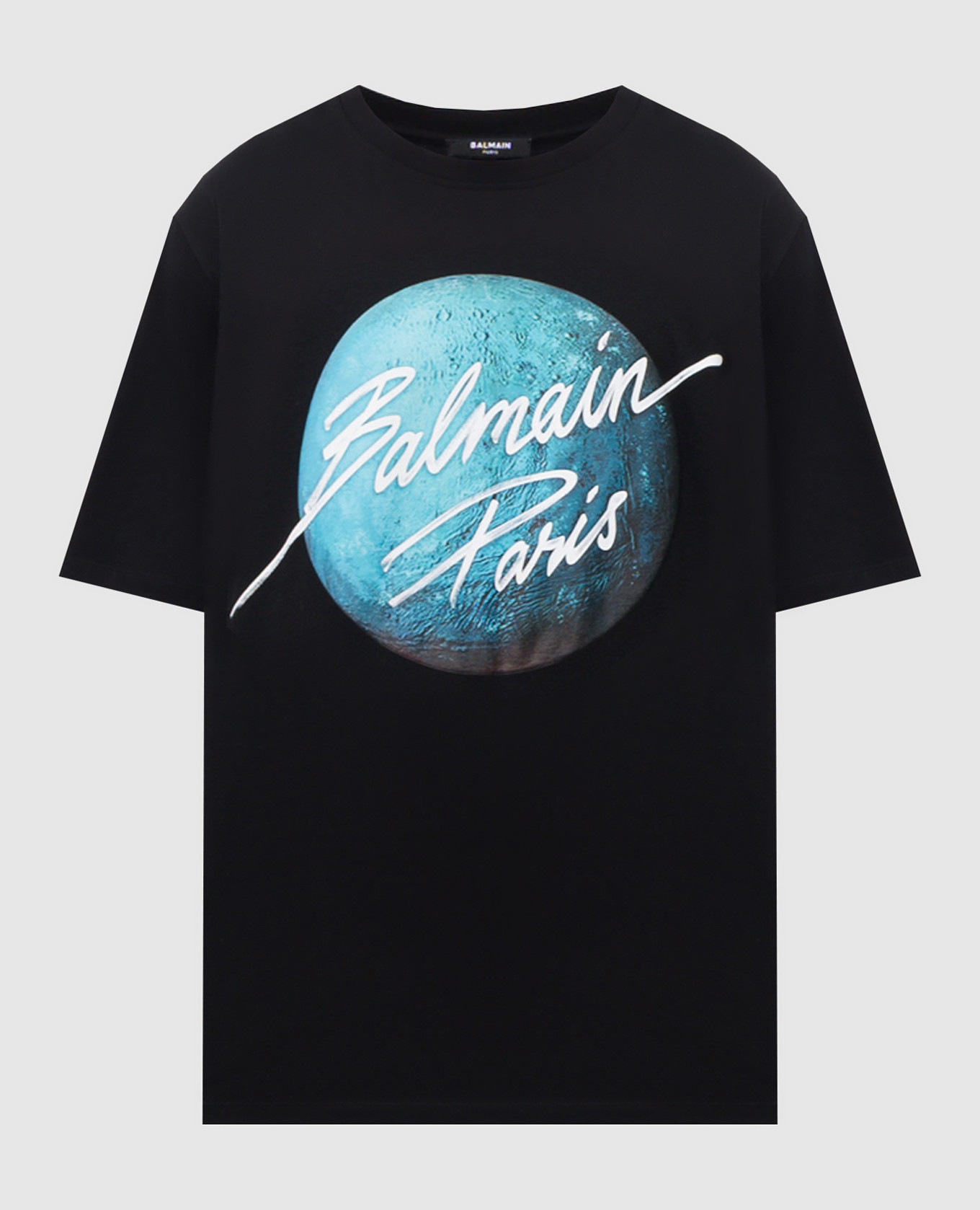 Black T-shirt with print Balmain