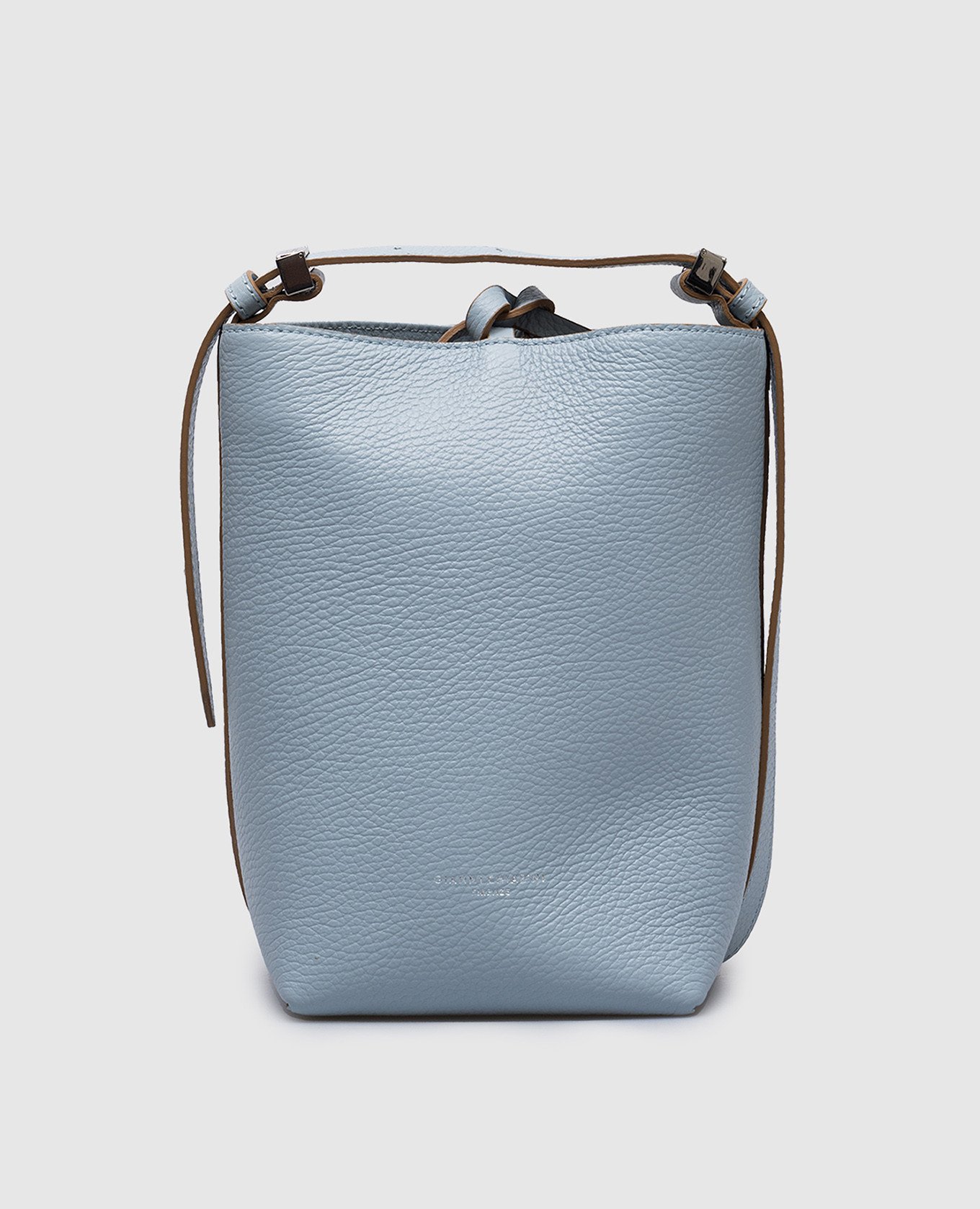 

Amelia blue leather crossbody bag Gianni Chiarini, Light blue