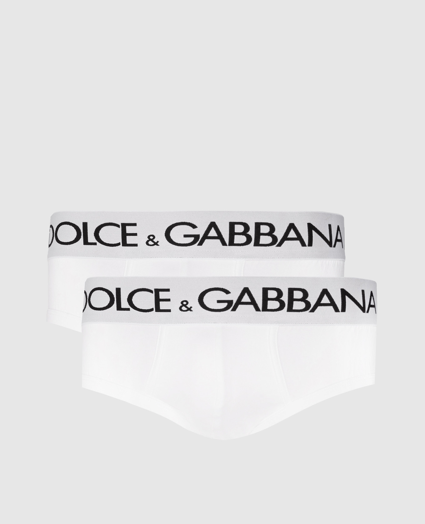 

Set of white briefs with logo Dolce&Gabbana