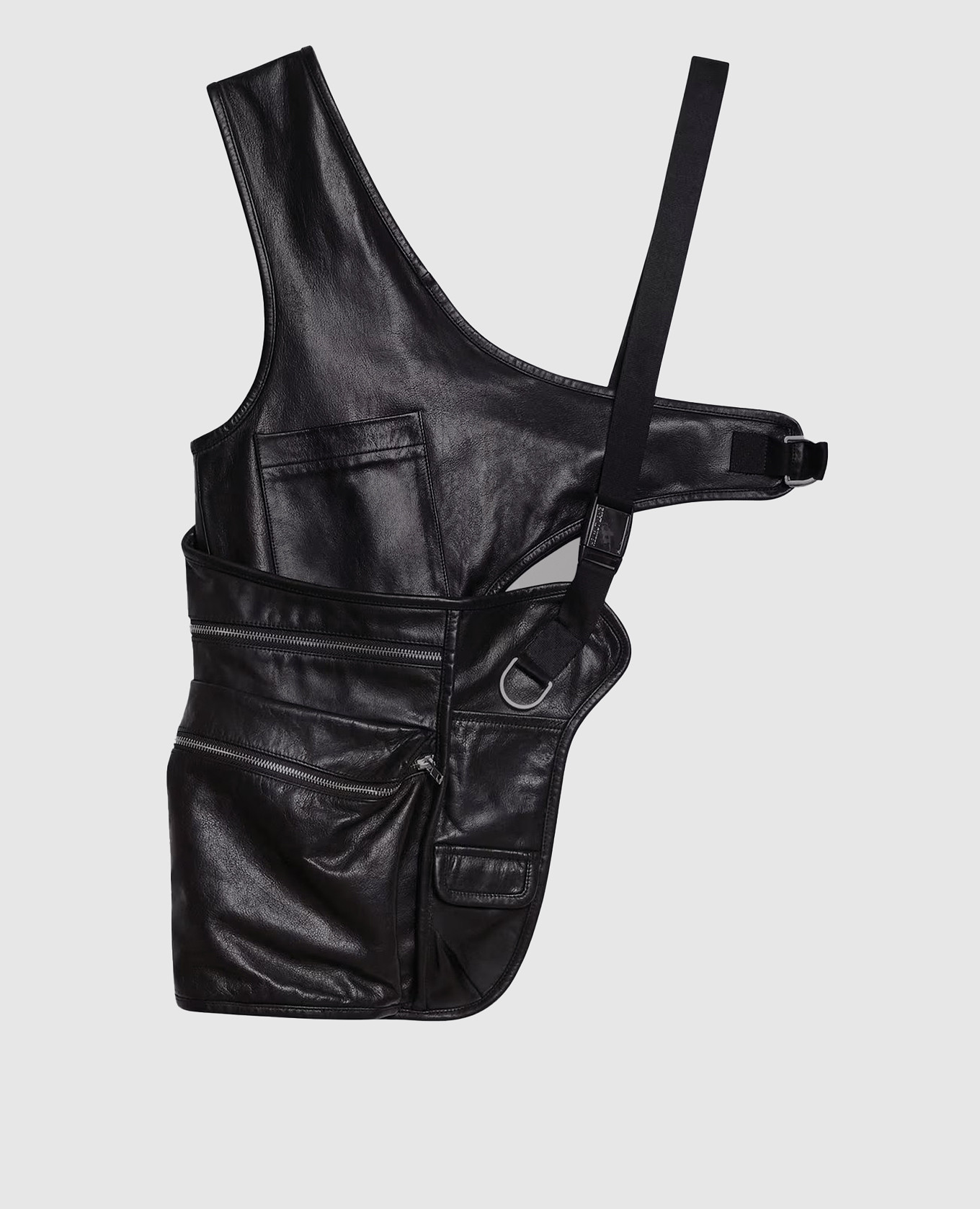 

Black leather convertible bag Helmut Lang